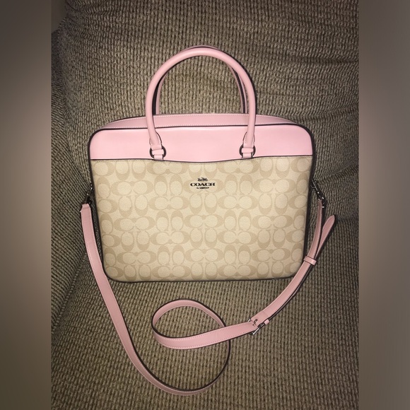 Coach Laptop Bag In Signature - Picture 9 of 9